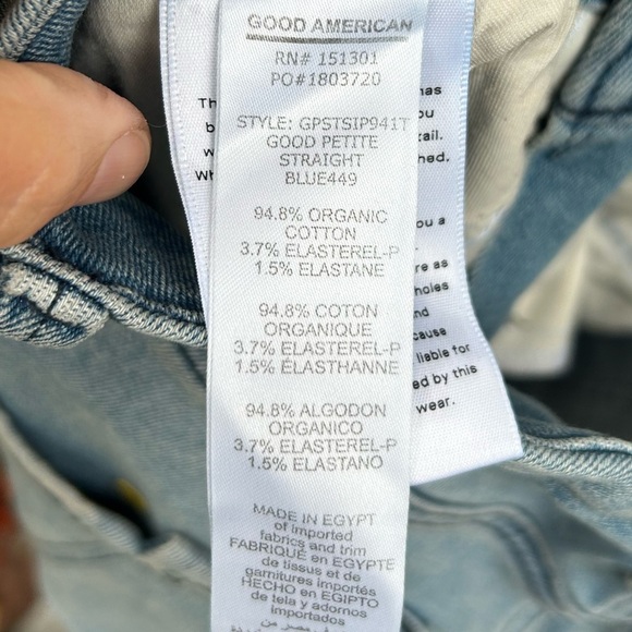 Good American Good Petite Straight, BNWT, size 6/28 - Picture 11 of 13